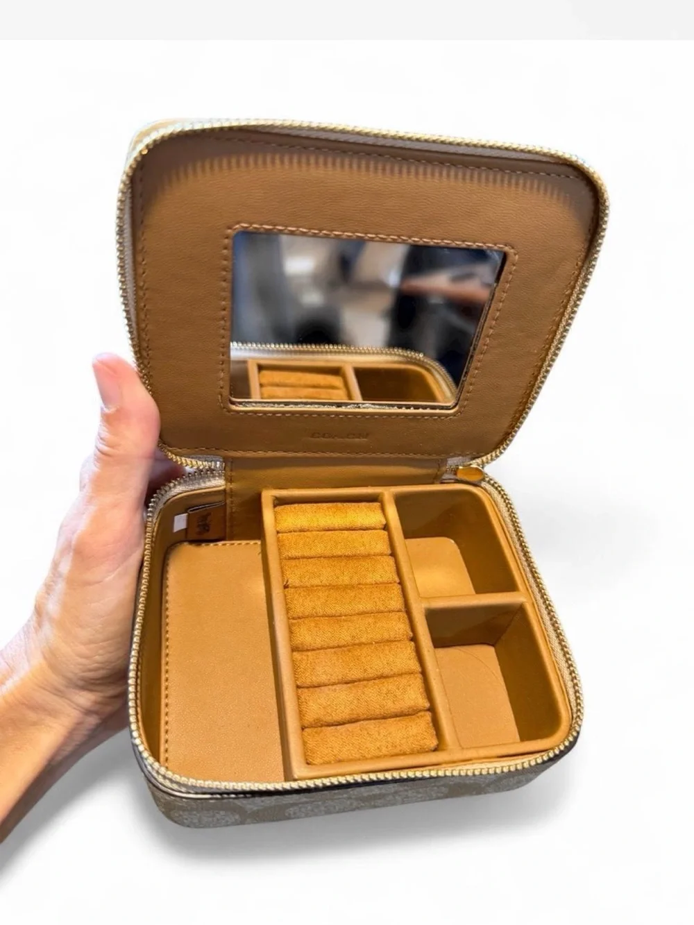 Coach Jewelry Box in Signature Canvas